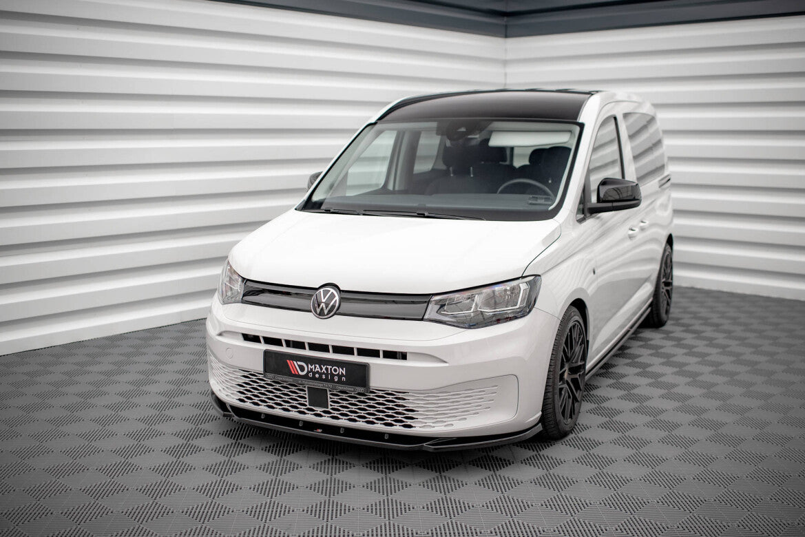 Frontlippe V.1 passend für VW Caddy Mk5 schwarz Hochglanz