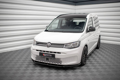 Frontlippe V.1 passend für VW Caddy Mk5 schwarz Hochglanz