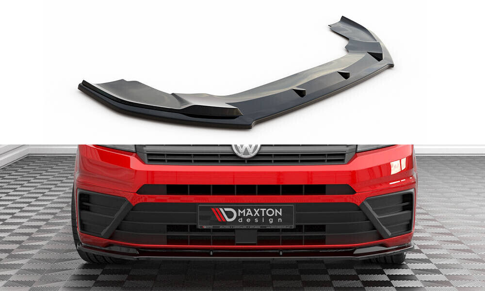 Frontlippe V.1 passend für VW Crafter Mk2 schwarz Hochglanz