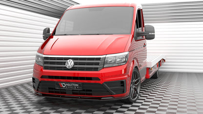 Frontlippe V.1 passend für VW Crafter Mk2 schwarz Hochglanz