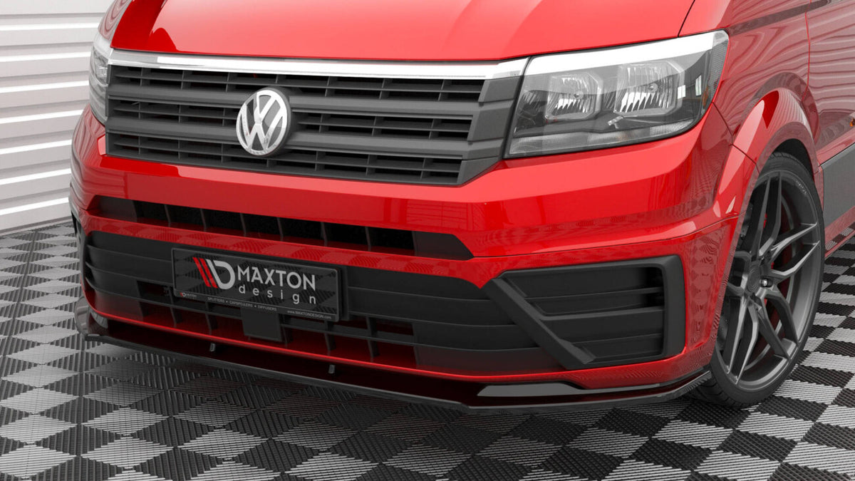 Frontlippe V.1 passend für VW Crafter Mk2 schwarz Hochglanz