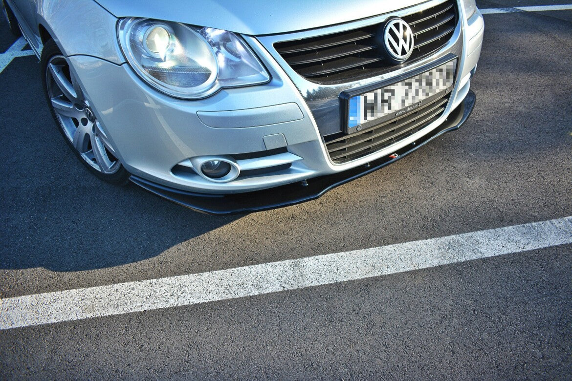 Frontlippe V.1 passend für VW EOS schwarz Hochglanz