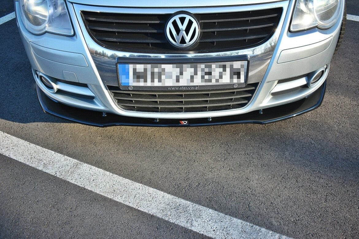 Frontlippe V.1 passend für VW EOS schwarz Hochglanz