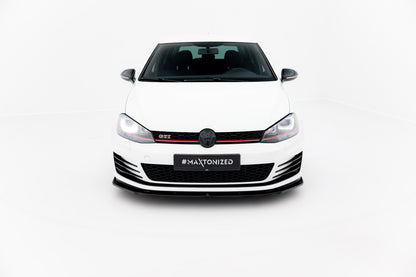 Frontlippe V.1 passend für VW Golf 7 GTI schwarz Hochglanz
