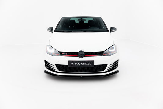 Frontlippe V.1 passend für VW Golf 7 GTI schwarz Hochglanz