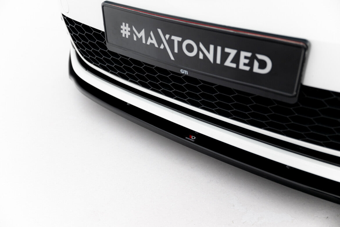 Frontlippe V.1 passend für VW Golf 7 GTI schwarz Hochglanz