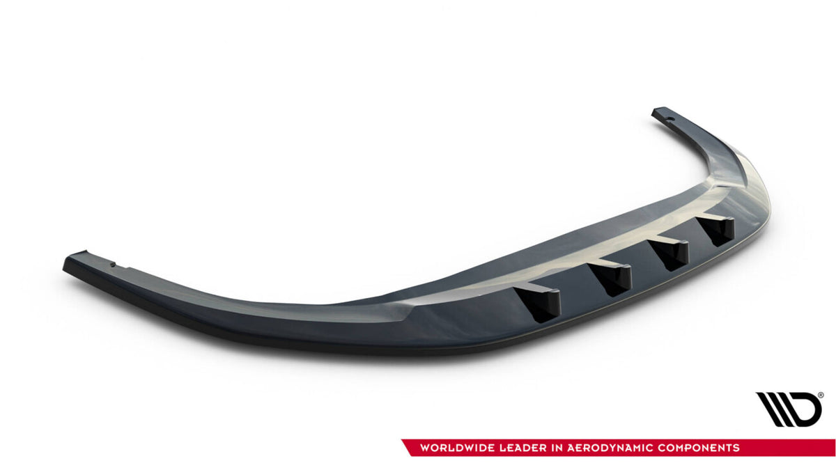 Frontlippe V.1 passend für VW Golf GTI / GTE / R-Line Mk8 FL schwarz Hochglanz