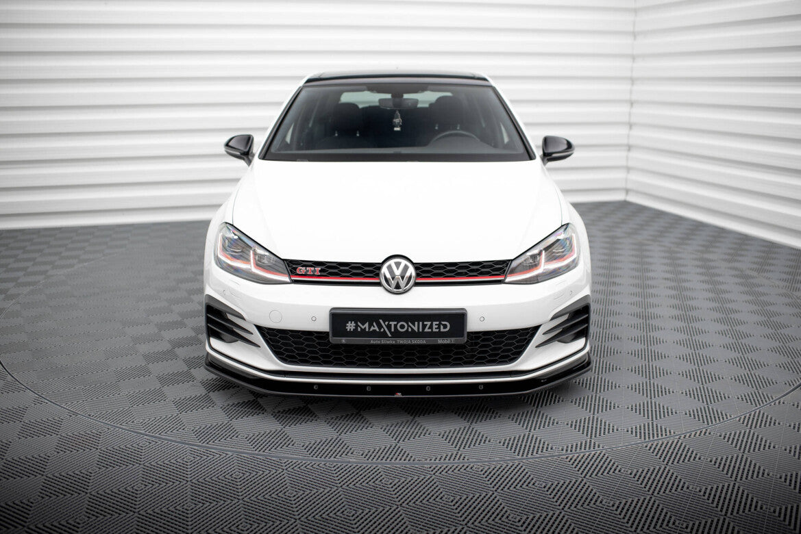 Frontlippe V.1 passend für VW Golf GTI Mk7 schwarz Hochglanz