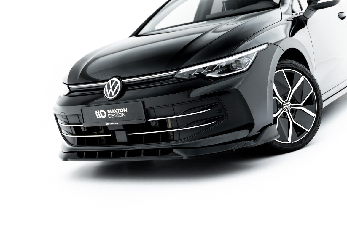 Frontlippe V.1 passend für VW Golf Mk8 FL schwarz Hochglanz
