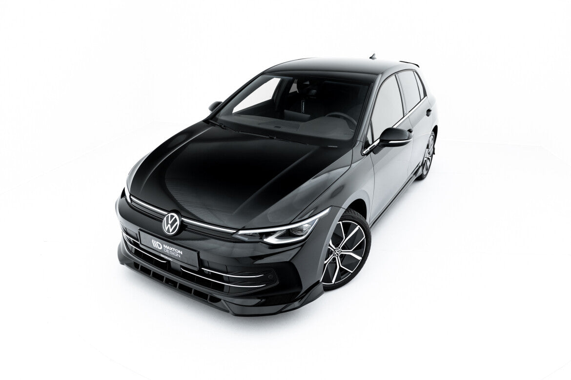 Frontlippe V.1 passend für VW Golf Mk8 FL schwarz Hochglanz
