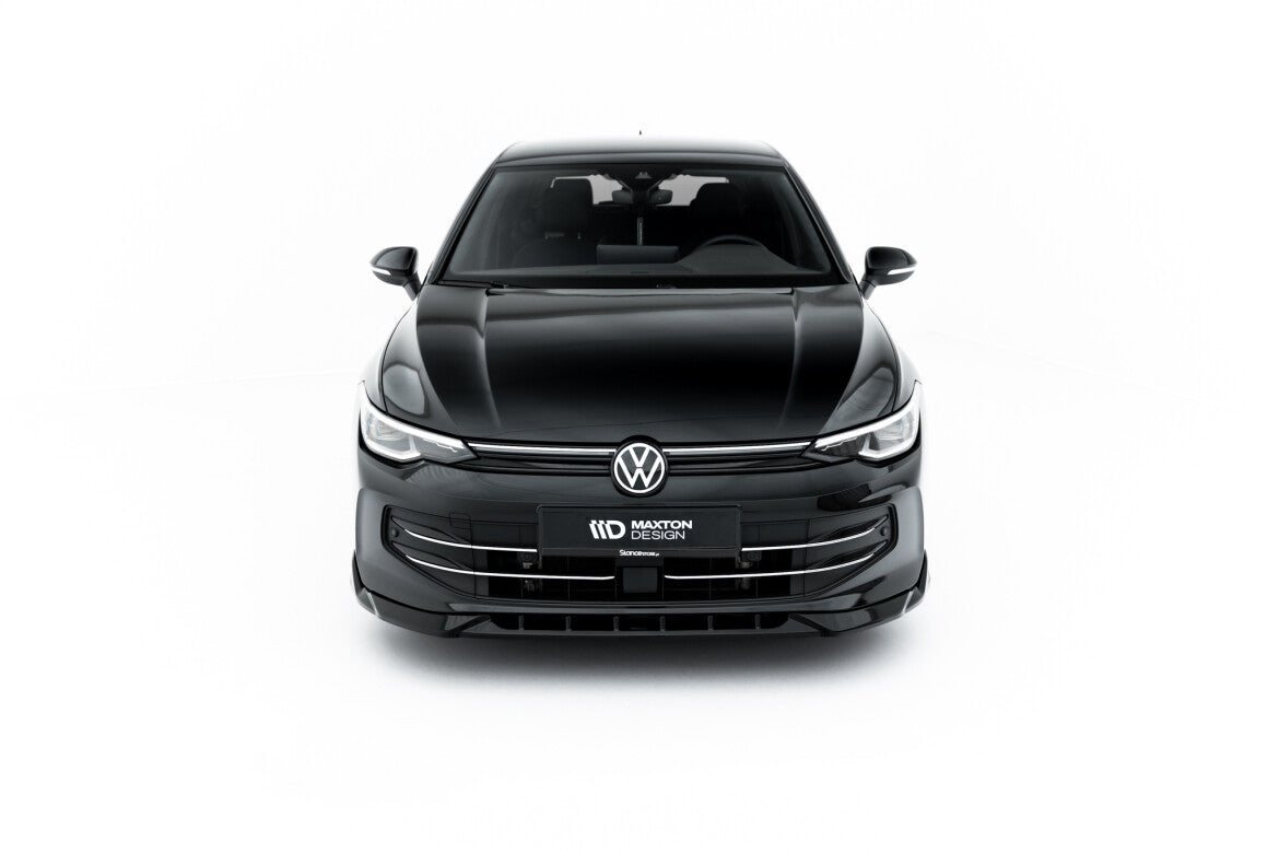 Frontlippe V.1 passend für VW Golf Mk8 FL schwarz Hochglanz