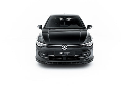 Frontlippe V.1 passend für VW Golf Mk8 FL schwarz Hochglanz