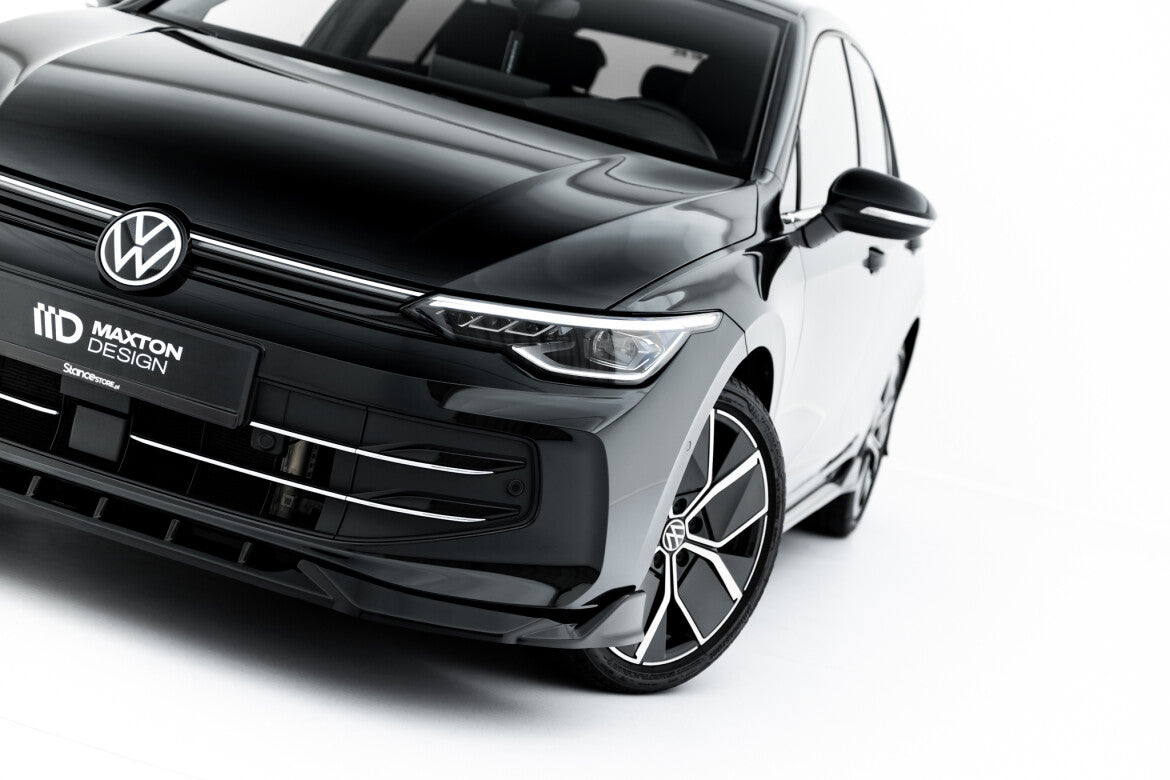 Frontlippe V.1 passend für VW Golf Mk8 FL schwarz Hochglanz