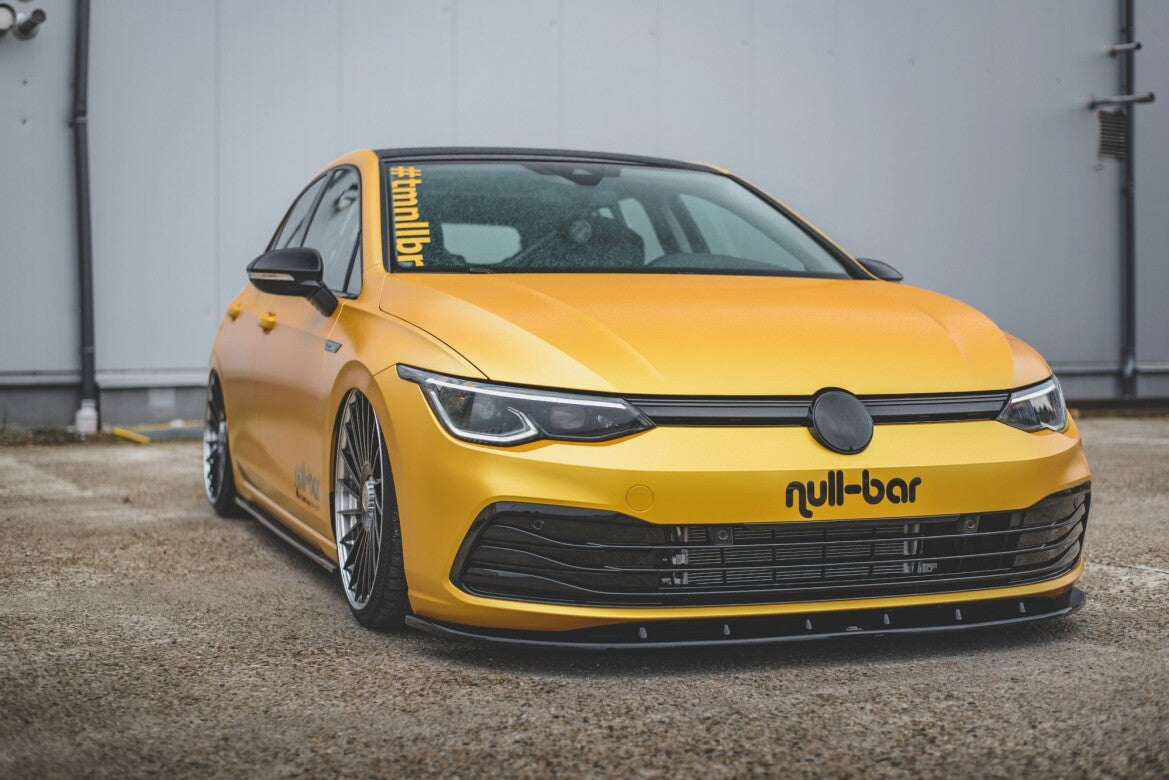 Frontlippe V.1 passend für VW Golf Mk8 schwarz Hochglanz