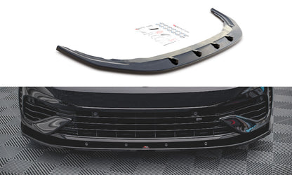 Frontlippe V.1 passend für VW Golf R Hatchback / Variant Mk8 schwarz Hochglanz