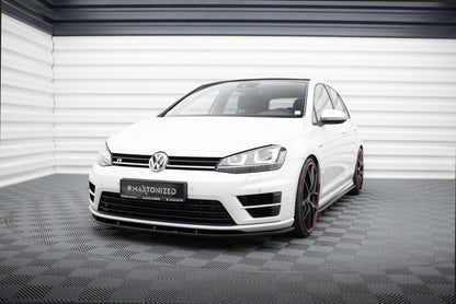 Frontlippe V.1 passend für VW Golf R / R-Line Mk7 schwarz Hochglanz