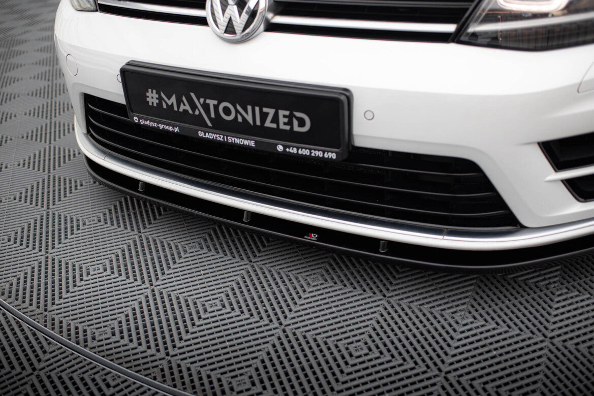 Frontlippe V.1 passend für VW Golf R / R-Line Mk7 schwarz Hochglanz