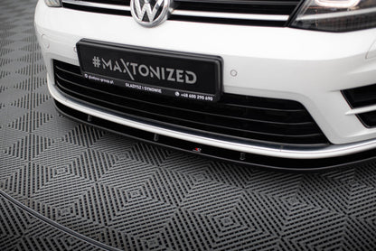 Frontlippe V.1 passend für VW Golf R / R-Line Mk7 schwarz Hochglanz