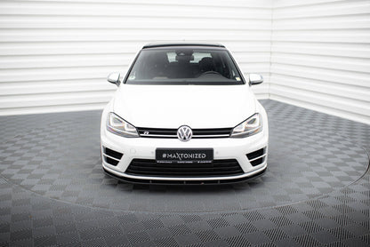 Frontlippe V.1 passend für VW Golf R / R-Line Mk7 schwarz Hochglanz