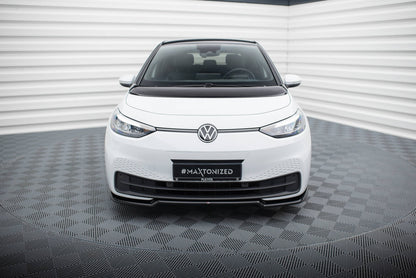 Frontlippe V.1 passend für VW ID.3 Mk1 schwarz Hochglanz