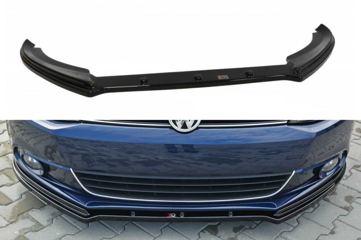 Frontlippe V.1 passend für VW Jetta 6 schwarz Hochglanz