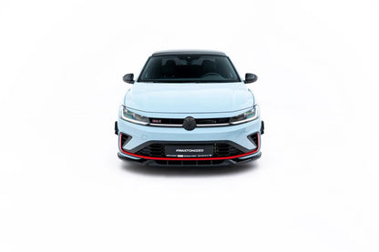Frontlippe V.1 passend für VW Jetta GLI Mk7 Facelift 2 schwarz Hochglanz