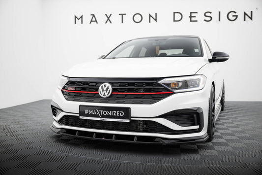 Frontlippe V.1 passend für VW Jetta GLI Mk7 schwarz Hochglanz