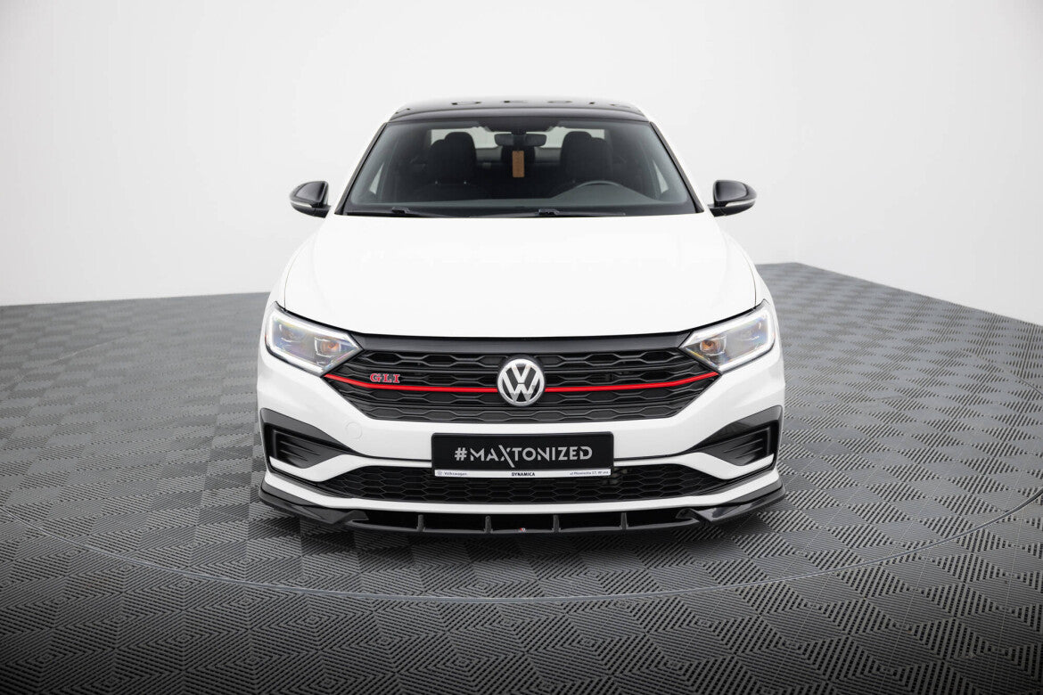 Frontlippe V.1 passend für VW Jetta GLI Mk7 schwarz Hochglanz