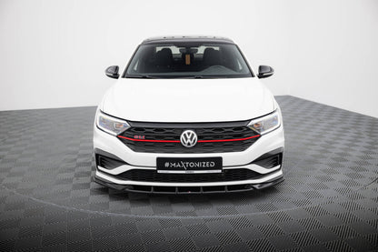 Frontlippe V.1 passend für VW Jetta GLI Mk7 schwarz Hochglanz