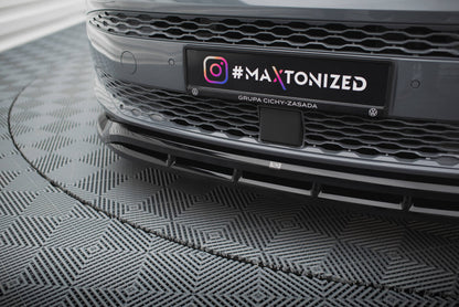 Frontlippe V.1 passend für VW Multivan T7 schwarz Hochglanz