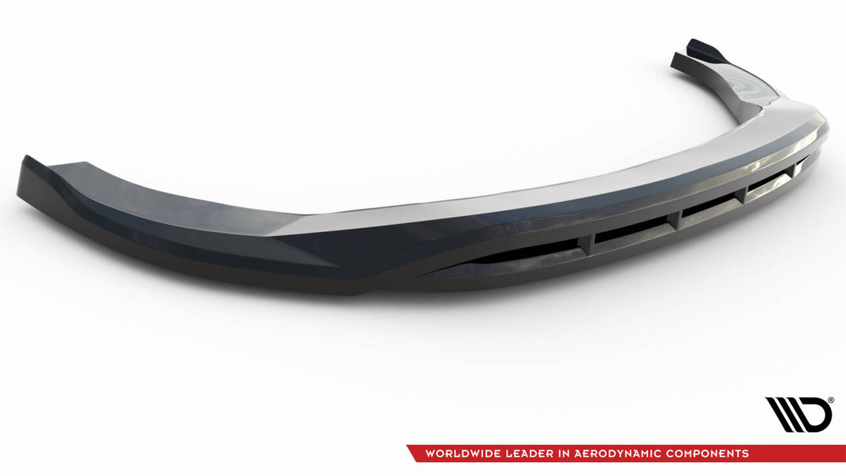 Frontlippe V.1 passend für VW Multivan T7 schwarz Hochglanz