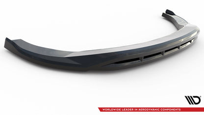 Frontlippe V.1 passend für VW Multivan T7 schwarz Hochglanz