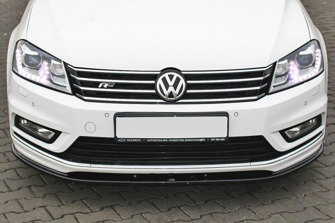 Frontlippe V.1 passend für VW Passat B7 R-Line Carbon Look