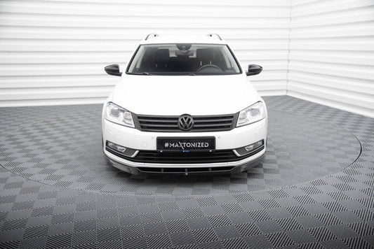 Frontlippe V.1 passend für VW Passat B7 schwarz Hochglanz