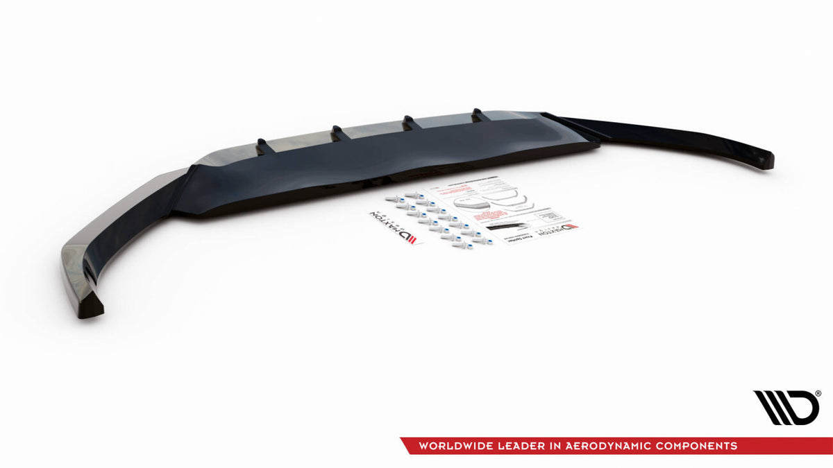 Frontlippe V.1 passend für VW Passat B8 FL schwarz Hochglanz