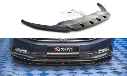 Frontlippe V.1 passend für VW Passat B8 schwarz Hochglanz