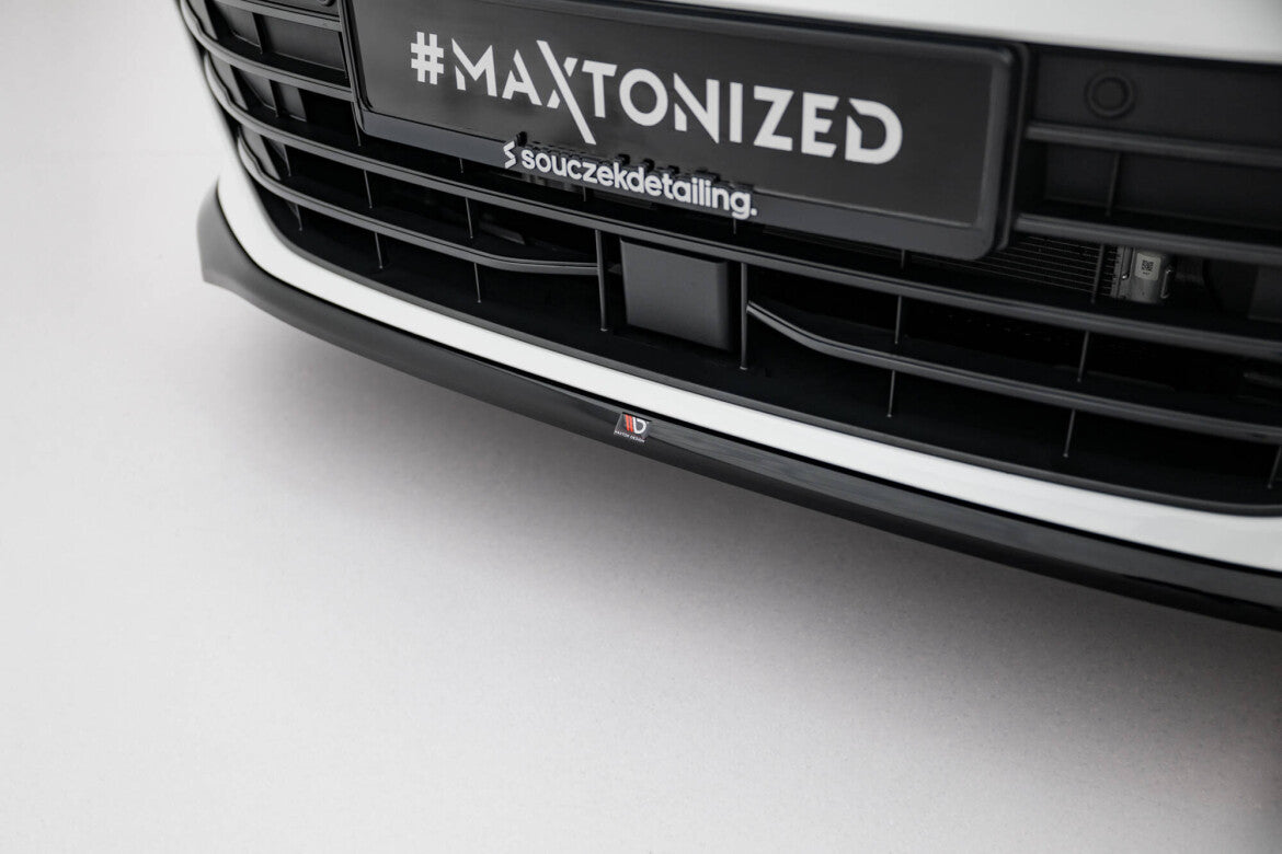 Frontlippe V.1 passend für VW Passat B9 schwarz Hochglanz