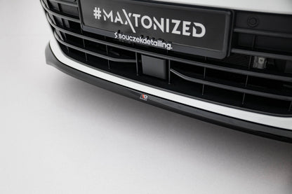 Frontlippe V.1 passend für VW Passat B9 schwarz Hochglanz