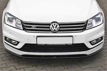 Frontlippe V.1 passend für VW Passat R-Line B7 schwarz Hochglanz