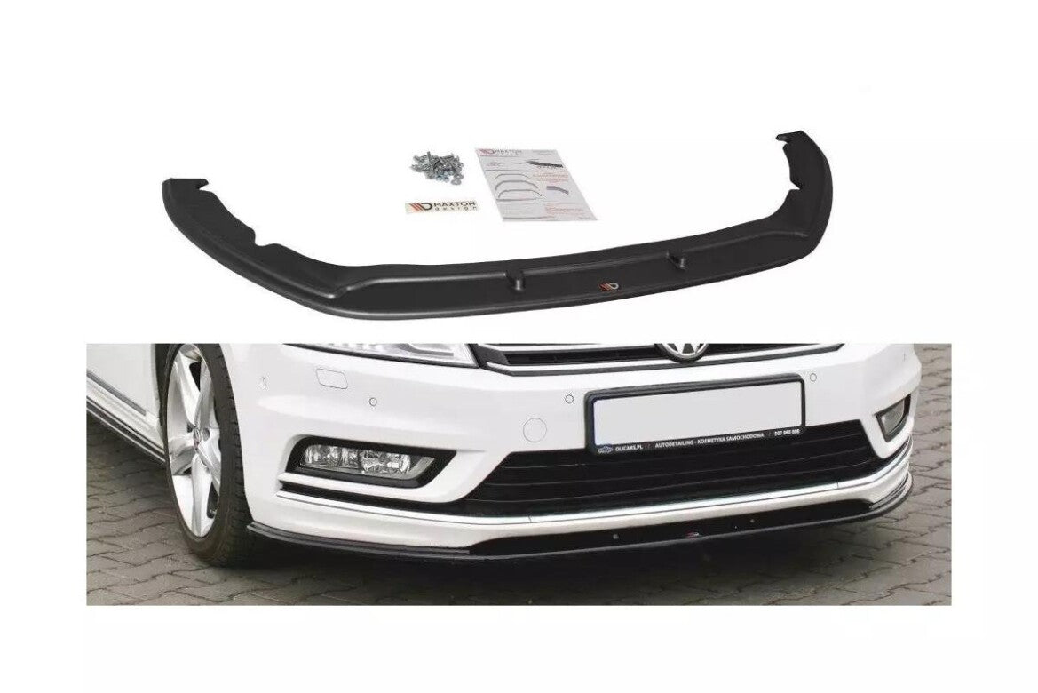 Frontlippe V.1 passend für VW Passat R-Line B7 schwarz Hochglanz