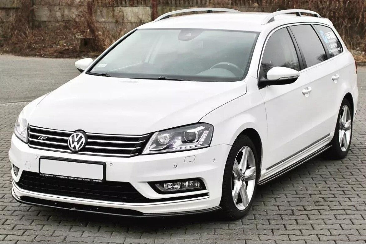 Frontlippe V.1 passend für VW Passat R-Line B7 schwarz Hochglanz