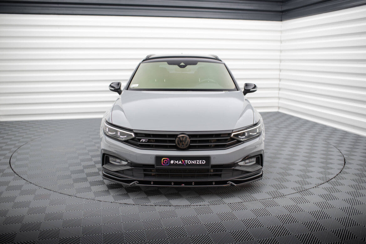 Frontlippe V.1 passend für VW Passat R-Line B8 FL schwarz Hochglanz