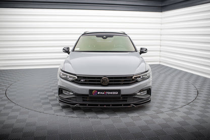 Frontlippe V.1 passend für VW Passat R-Line B8 FL schwarz Hochglanz