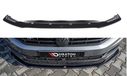 Frontlippe V.1 passend für VW Passat R-Line B8 schwarz Hochglanz