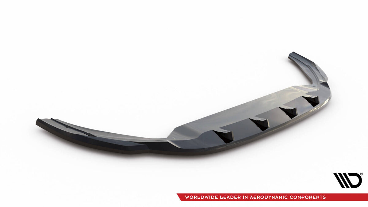 Frontlippe V.1 passend für VW Polo GTI Mk6 FL schwarz Hochglanz