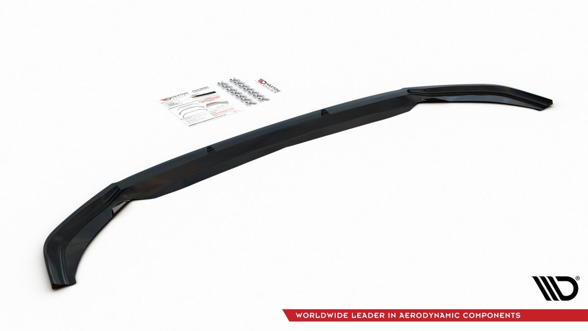 Frontlippe V.1 passend für VW Polo GTI / R-line Mk6 schwarz Hochglanz