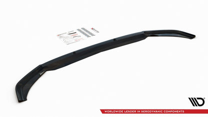 Frontlippe V.1 passend für VW Polo GTI / R-line Mk6 schwarz Hochglanz