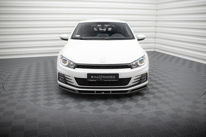 Frontlippe V.1 passend für VW Scirocco Mk3 FL schwarz Hochglanz