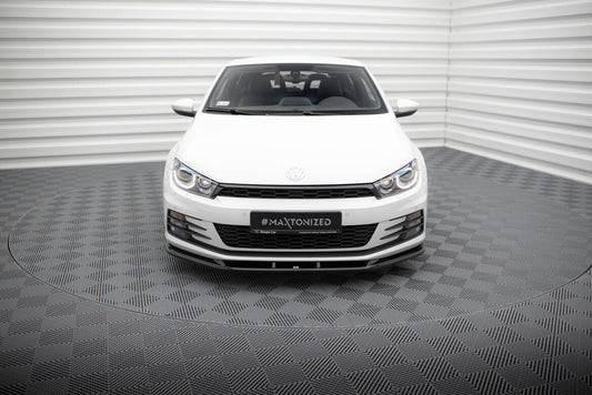 Frontlippe V.1 passend für VW Scirocco Mk3 FL schwarz Hochglanz