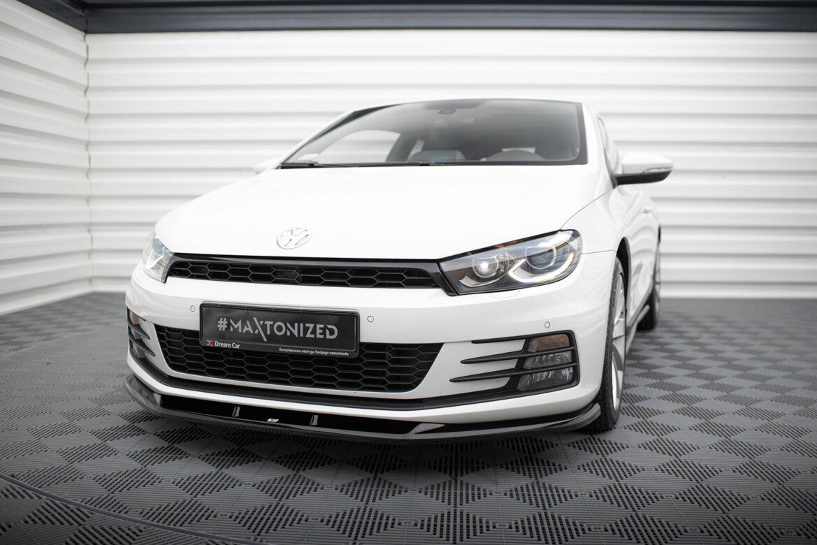 Frontlippe V.1 passend für VW Scirocco Mk3 FL schwarz Hochglanz